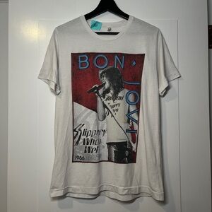 Bon Jovi Graphic White T-Shirt